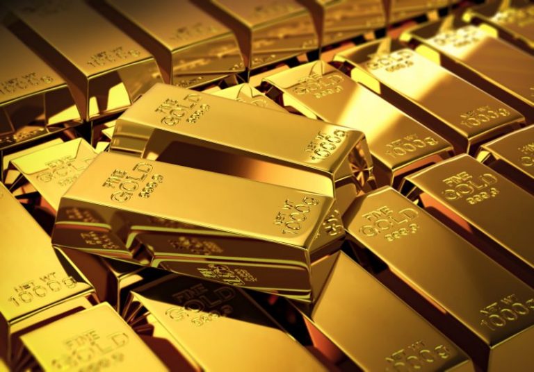 Onza de oro se consolida sobre 1,800 dólares