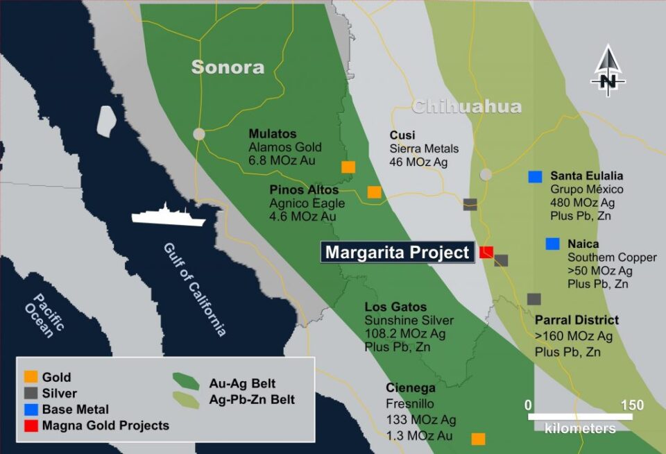 Magna Gold presenta informe técnico del proyecto Margarita Silver