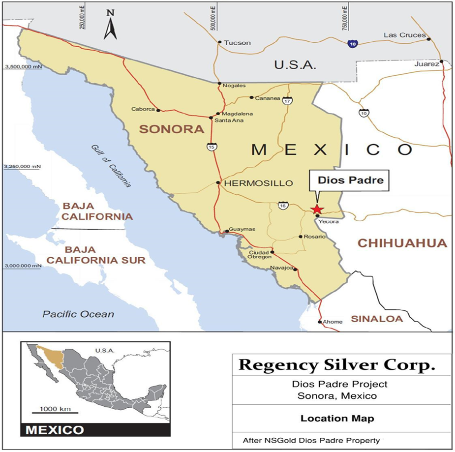Regency Silver completa perforación en proyecto Dios Padre en Sonora