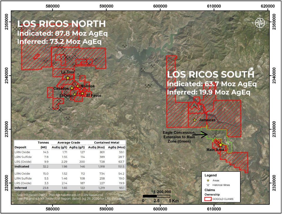 GoGold Resources actualiza expectativas de Los Ricos para 2023