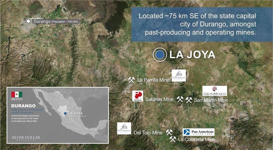 Silver Dollar desarrolla nuevos objetivos en proyecto La Joya en Durango