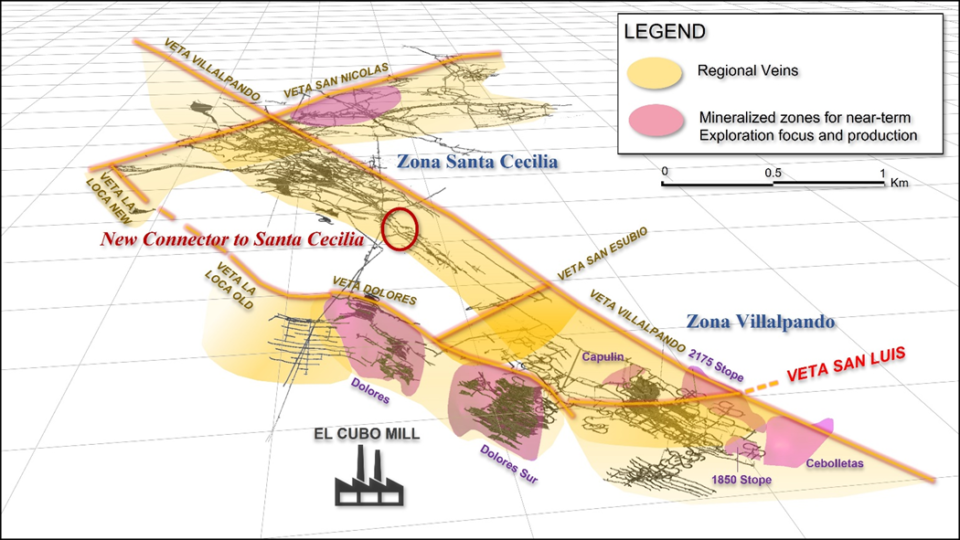 Guanajuato Silver confirma nuevo descubrimiento en mina El Cubo