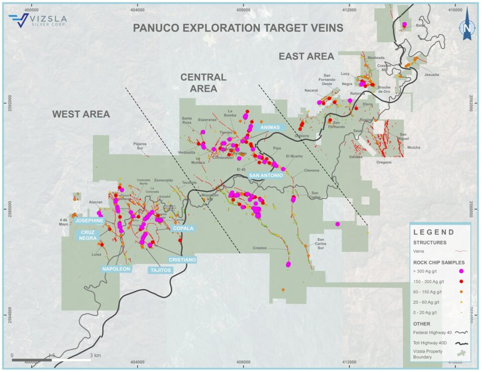 Vizsla Silver actualiza plan de exploración de Panuco para 2023