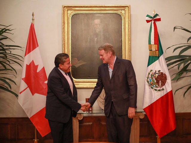 El Gobierno de Zacatecas y Canadá refrendaron su compromiso por desarrollar cuatro ejes conjuntos: minería, campo, industria y turismo.