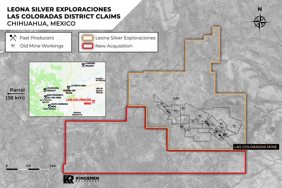 Kingsmen Resources adquiere cobertura magnética para proyecto Las Coloradas en Chihuahua