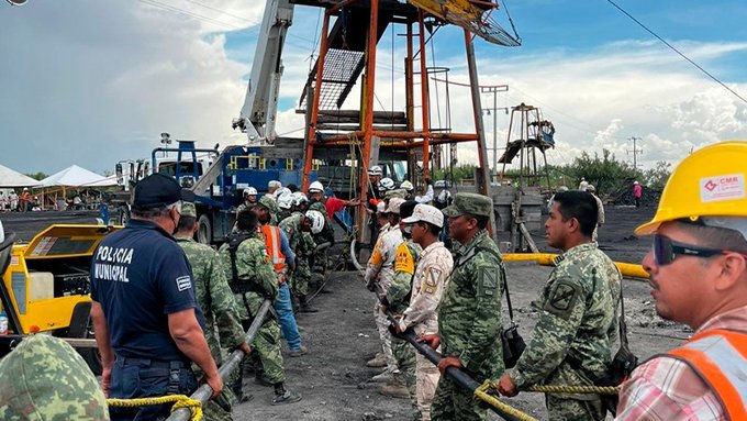 Trabajos para rescatar mineros en mina El Pinabete avanzan al 58%