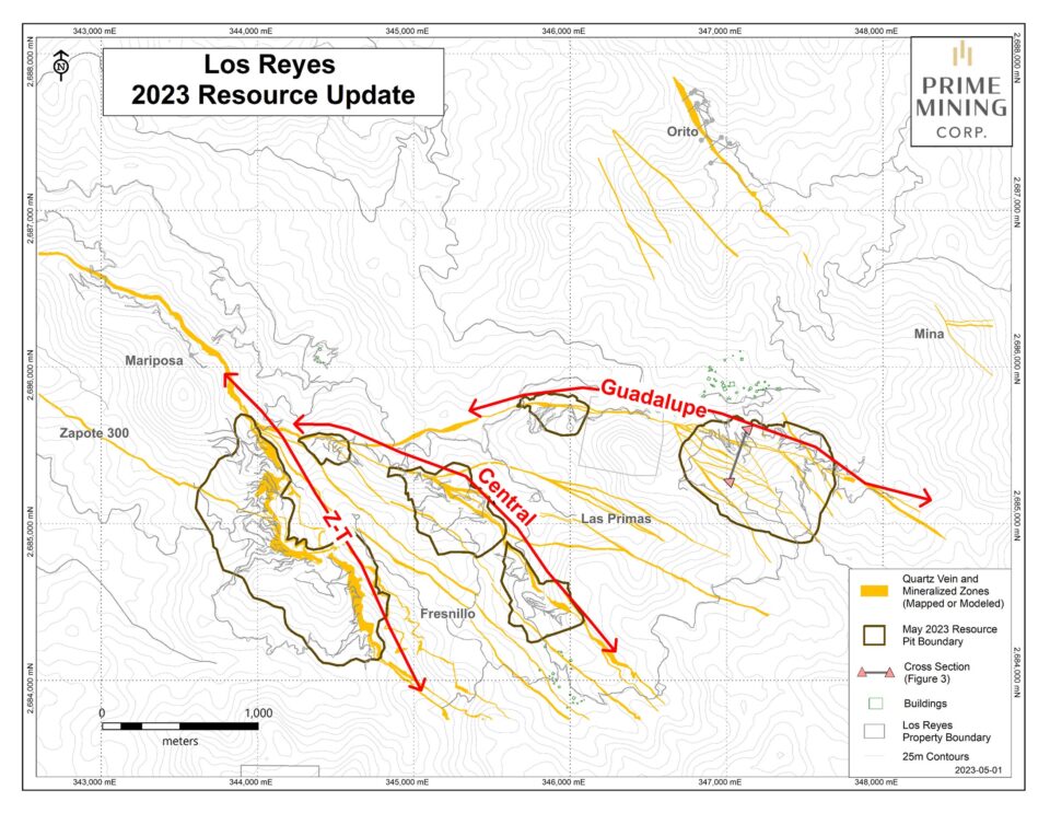 Prime Mining eleva estimación de recursos del proyecto de oro y plata Los Reyes