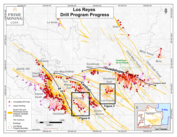 Prime Mining publica resultados de perforación de alta ley en Los Reyes