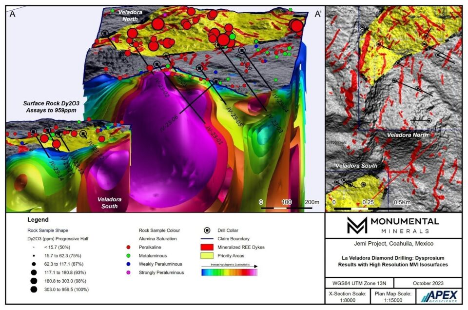 Monumental Minerals actualiza perforación en proyecto Jemi Heavy en Coahuila