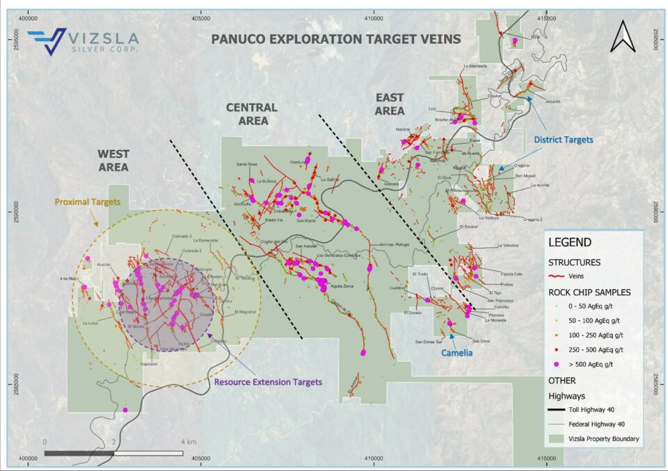 Vizsla Silver actualiza plan de exploración de Panuco para 2024