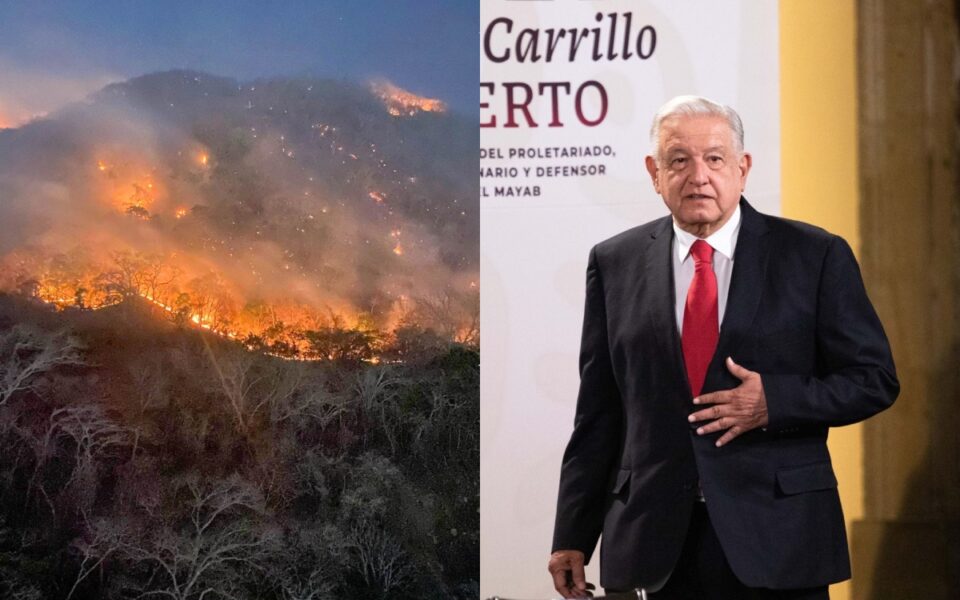 El presidente Andrés Manuel López Obrador aseguró que los 116 incendios forestales activos en distintas partes del país son atendidos por 6,000 elementos.