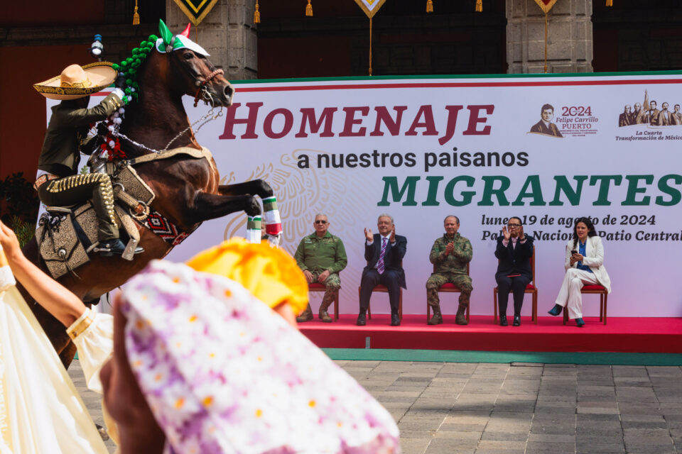 El presidente Andrés Manuel López Obrador destacó el envío de remesas de la población mexicana migrante que vive y trabaja en Estados Unidos.