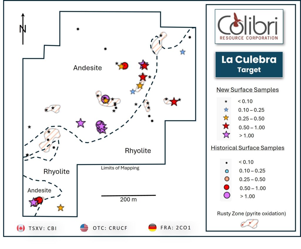 Colibri Resource descubre una mayor mineralización de oro en proyecto EP en Sonora