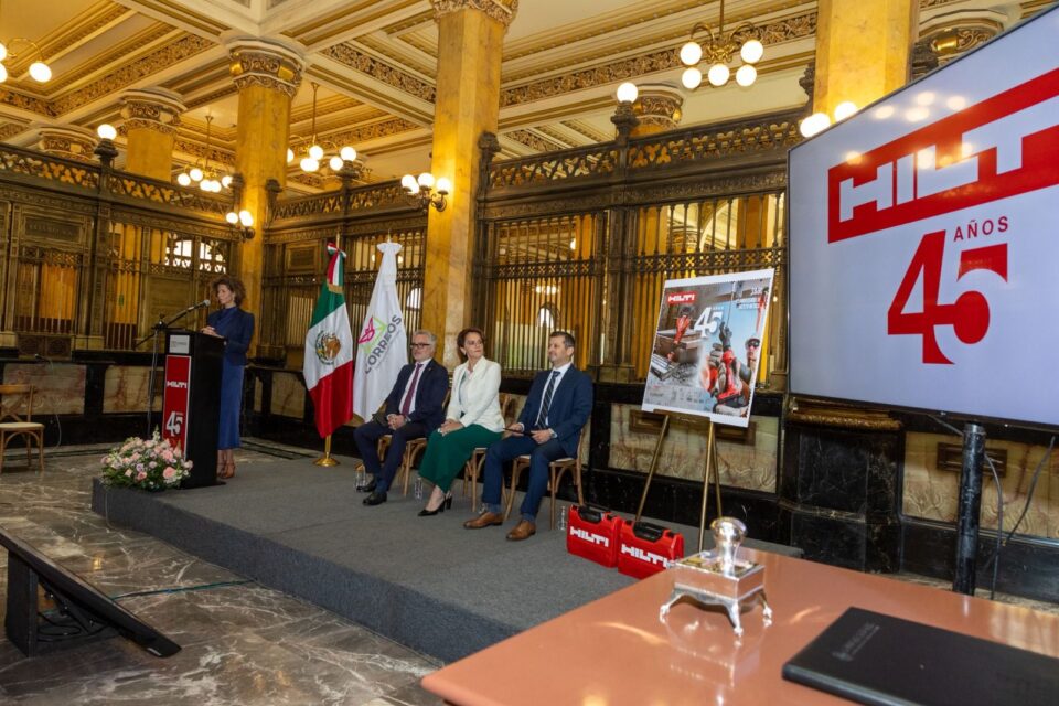 Celebrando 45 Años de Hilti en México: Un Sello Postal con Innovación y Compromiso