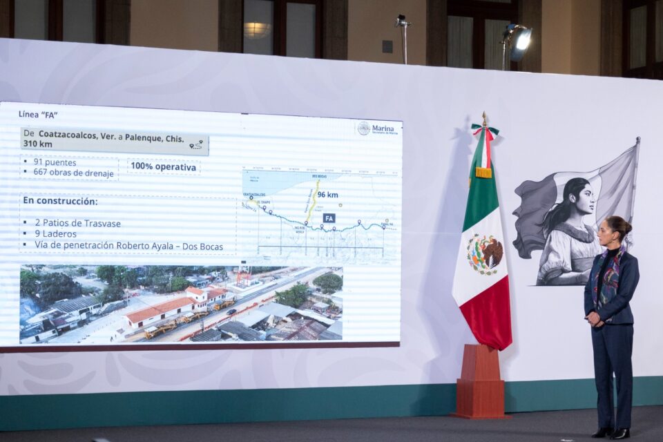 La presidenta Claudia Sheinbaum Pardo anunció una inversión federal por 32,875.24 mdp para la modernización de 6 puertos estratégicos.