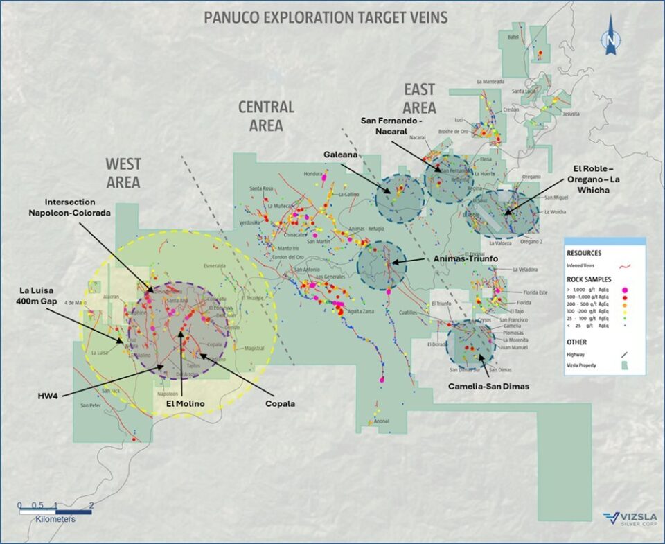 Vizsla Silver avanza en el desarrollo de etapa temprana en proyecto Panuco