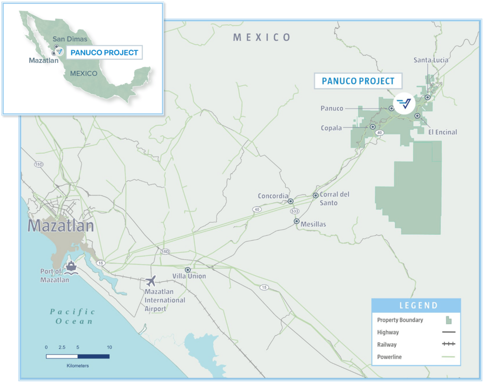 Vizsla Silver Corp. compartió los resultados de una estimación actualizada de los recursos minerales de su proyecto insignia Panuco, ubicado en Sinaloa.