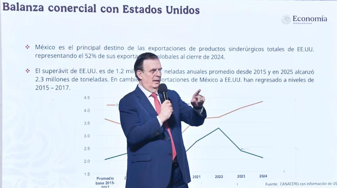 Injustificable la imposición del arancel al acero y aluminio de Trump: Marcelo Ebrard