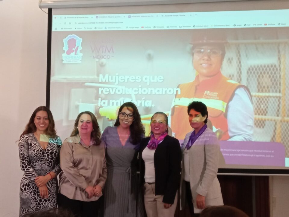 Presentan plataforma digital Pioneras: Mujeres que Revolucionaron la Minería en México