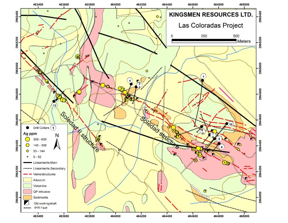 Kingsmen Resources intercepta plata de alta ley en proyecto Las Coloradas