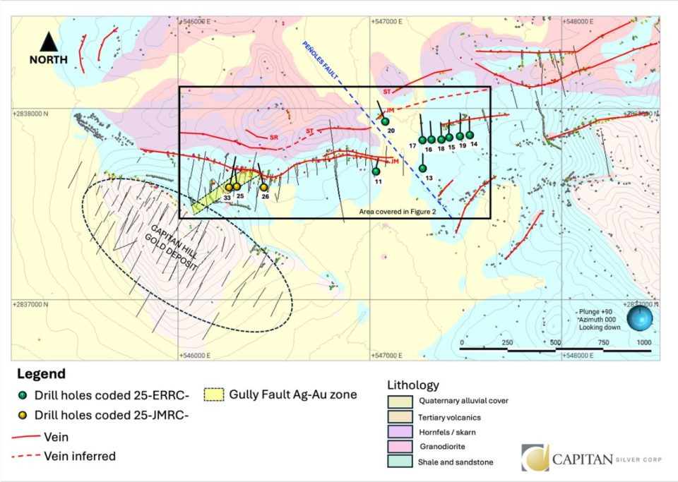 Capitan Silver amplía mineralización de alta ley en su proyecto Cruz de Plata en Durango