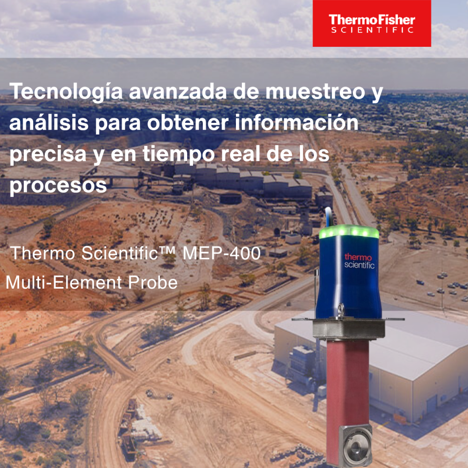Thermo Scientific™ MEP-400 Multi-Element Probe: un nuevo estándar en análisis en línea para la minería moderna