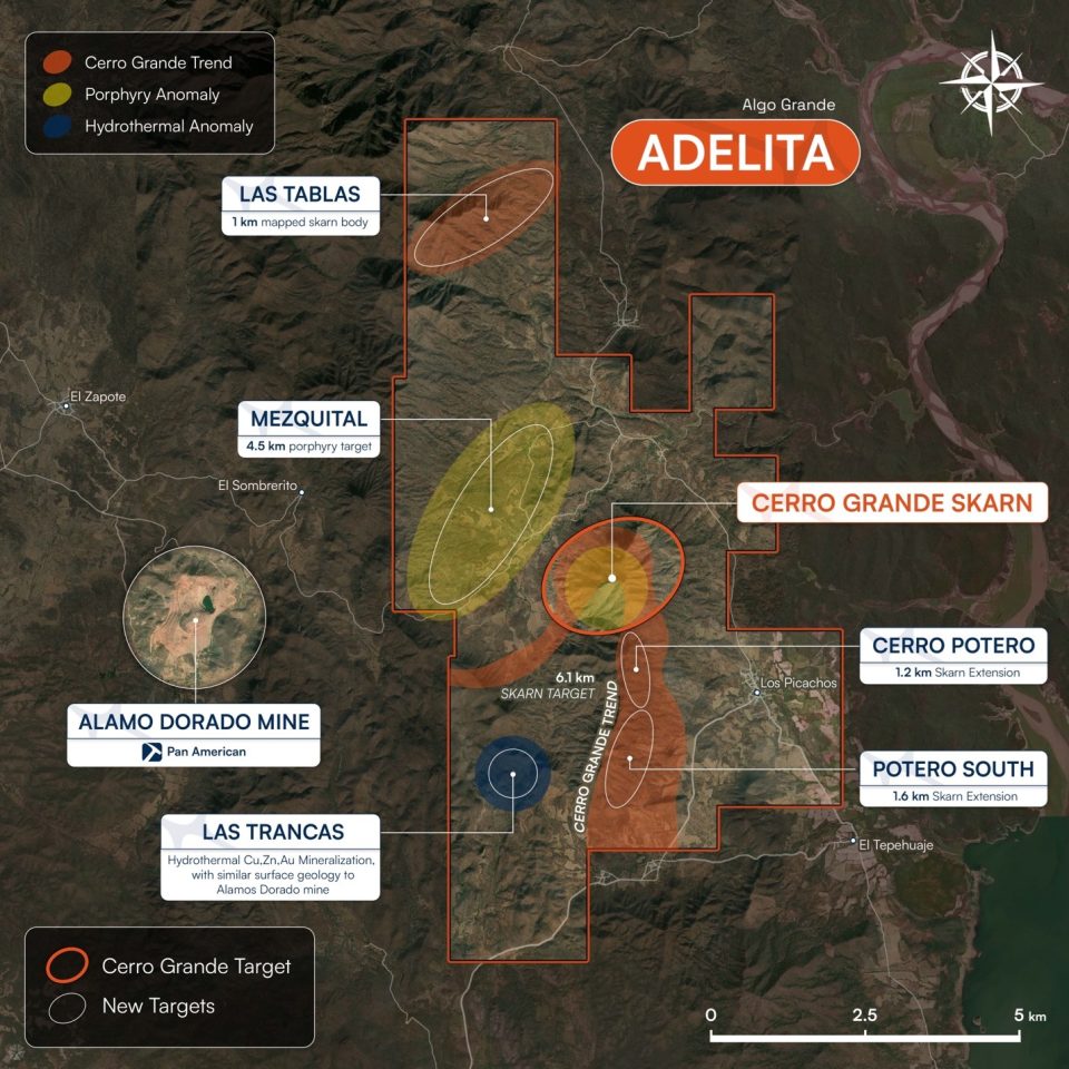 Kenadyr Metals avanza hacia la adquisición total del proyecto Adelita en Sonora