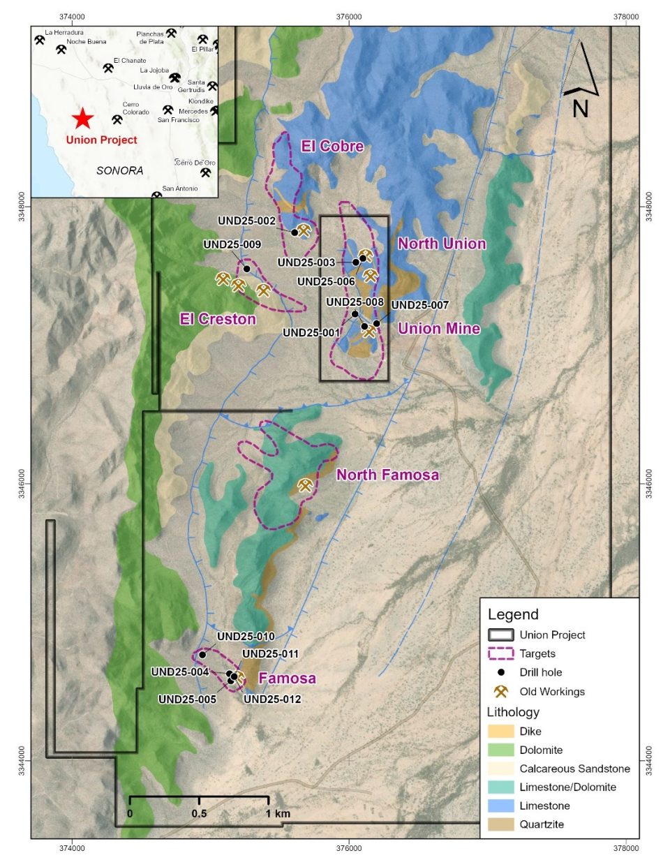 Questcorp Mining y Riverside Resources completan la primera fase de perforación en el proyecto La Unión en Sonora