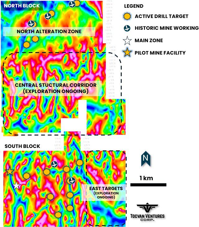 Tocvan Ventures identifica amplias zonas con potencial de expansión en el proyecto Gran Pilar