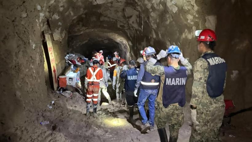 Camimex se suma al operativo de rescate en la mina Santa Fe en Sinaloa