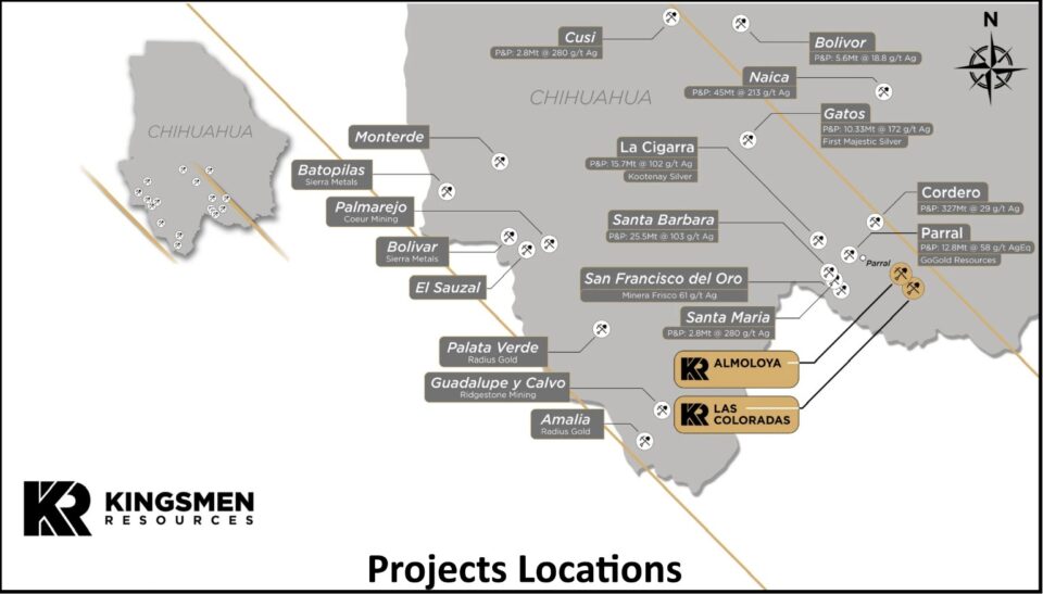 Kingsmen Resources inicia programa de perforación en Proyecto Las Coloradas en Chihuahua