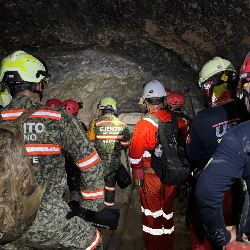 Localizan sin vida a tercer trabajador en la mina Santa Fe; continúa búsqueda del último minero