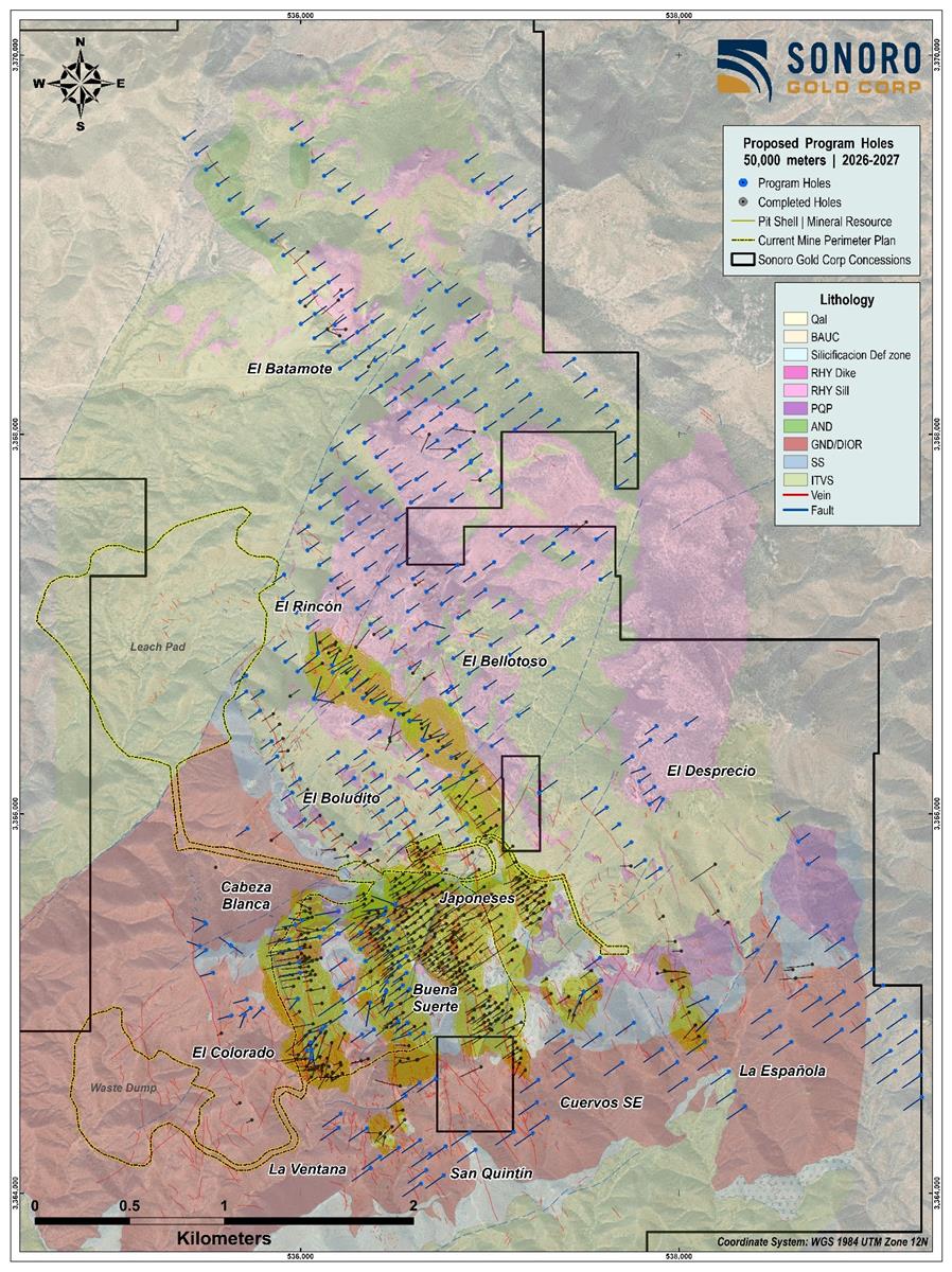 Sonoro Gold asegura financiamiento por 11 mdd para expandir su proyecto insignia Cerro Caliche en Sonora