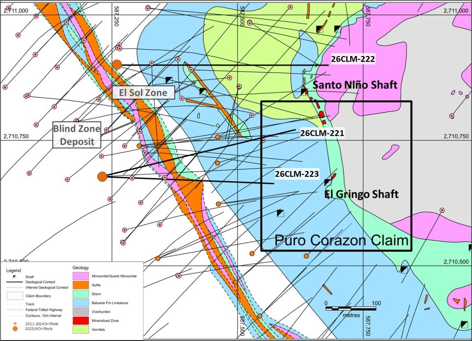 Southern Silver expande mineralización de alta ley en Durango tras concluir perforaciones en Puro Corazón