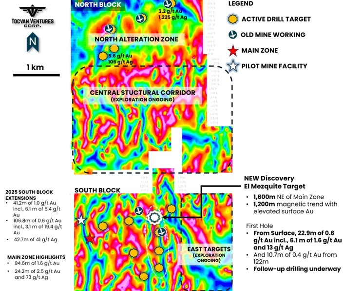 Tocvan Ventures moviliza maquinaria pesada en Gran Pilar para acelerar las obras de excavación