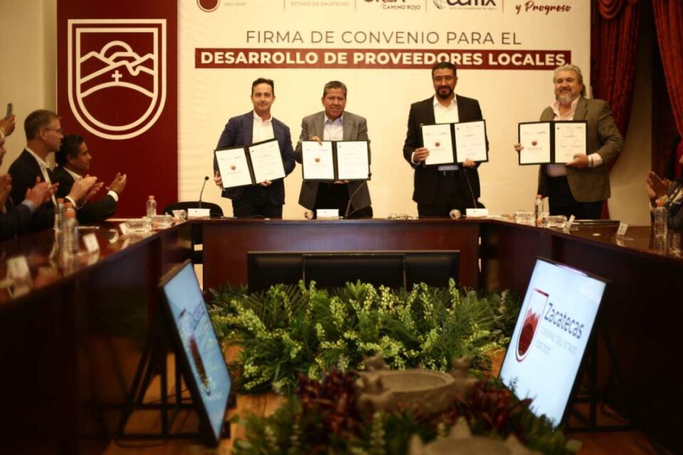 Orla Mining, CCMX y Zacatecas firma convenio; proyectan derrama de 400 MDP